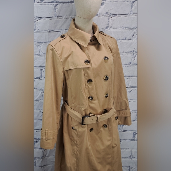 London Fog Heritage Women's Trench Coat Belted Size XL - Picture 9 of 16